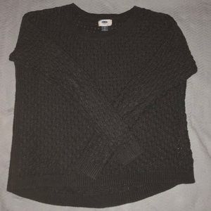 Dark grey old navy knit sweater